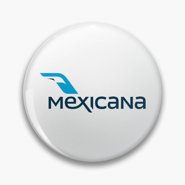 Item preview, Mexicana de Aviación Mexican Airline Logo with Light Blue Wing Symbol designed and sold by ponstreetphoto.