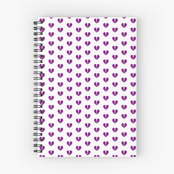 Item preview, Purple Cracked Broken Heart Anti Valentine Design designed and sold by pattern-archive.
