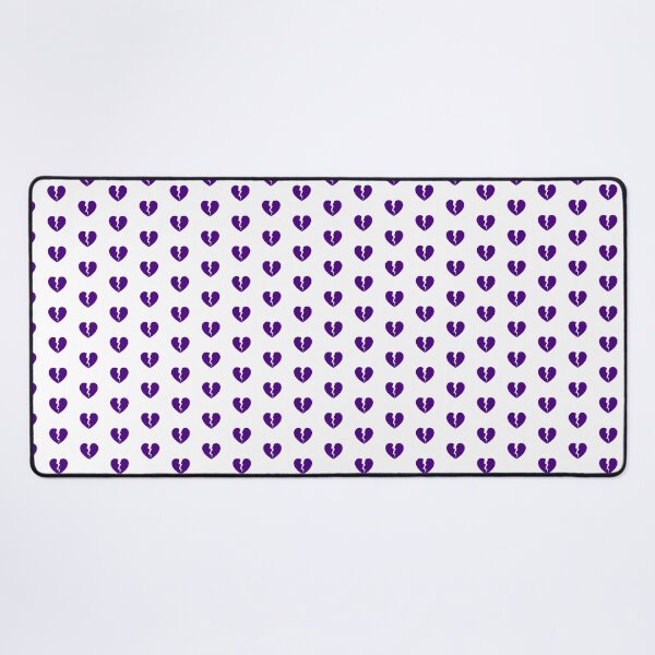 Item preview, Dark Purple Cracked Broken Heart Anti Valentine Design designed and sold by pattern-archive.