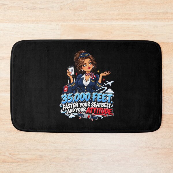 Item preview, 35,000 FEET. FASTEN YOUR SEATBELT AND YOUR ATTITUDE designed and sold by signshirtz.