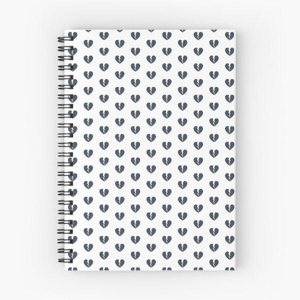 Item preview, Charcoal Cracked Broken Heart Anti Valentine Design designed and sold by pattern-archive.