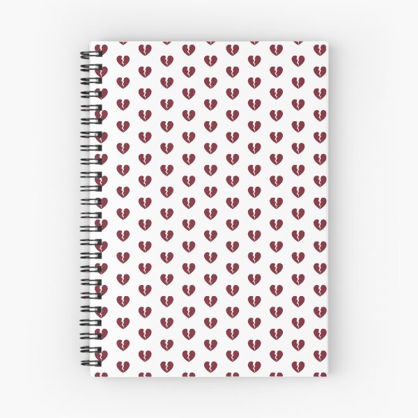 Item preview, Burgundy Cracked Broken Heart Anti Valentine Design designed and sold by pattern-archive.