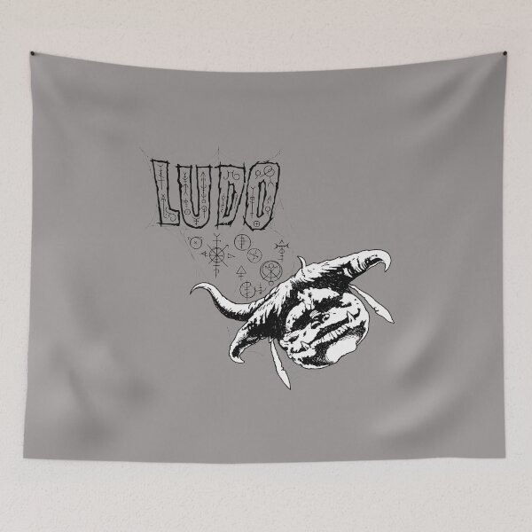 Item preview, LUDO Labyrinth Creature White Graphic Tee-14 designed and sold by liamlawns8.