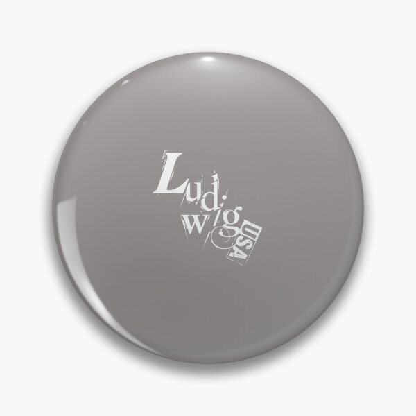 Item preview, Ludwig USA Script Logo White on Black Tee-57 designed and sold by liamlawns8.