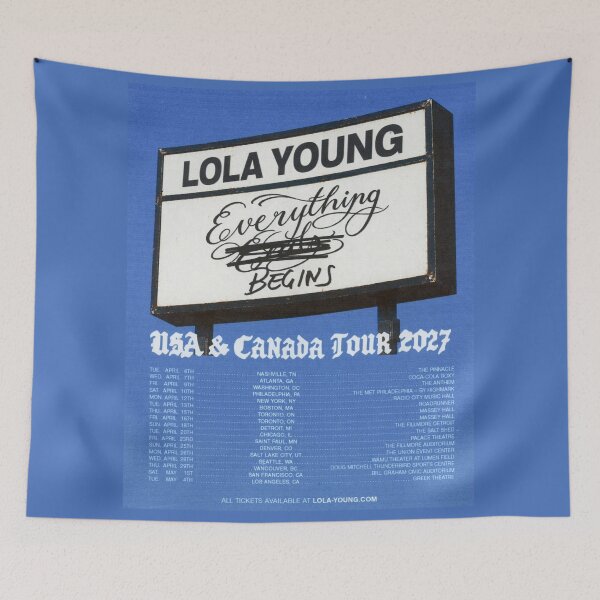Item preview, Everything Begins Tour: Vintage Blue Marquee - AYM designed and sold by carmelwaelchi.