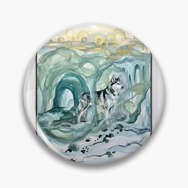 Item preview, Siberian Husky Glacier Explorer designed and sold by PictoVibe.