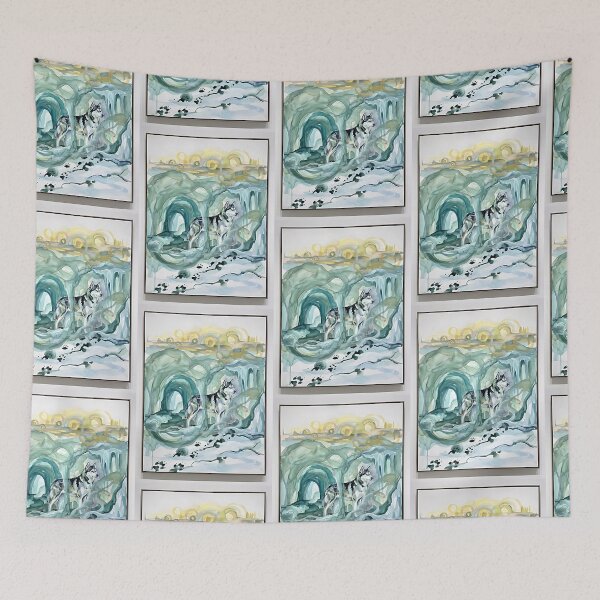 Item preview, Siberian Husky Glacier Explorer designed and sold by PictoVibe.