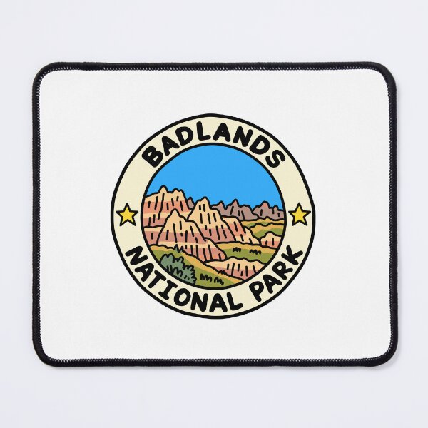 Item preview, Badlands National Park South Dakota Layered Rock Formations Prairie Landscape designed and sold by AdelDigitalArts.