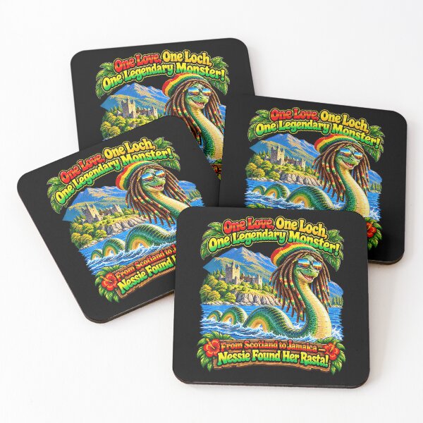 Item preview, Dreadlock Ness Monster Funny Reggae Loch Ness Design designed and sold by serialcarachts.
