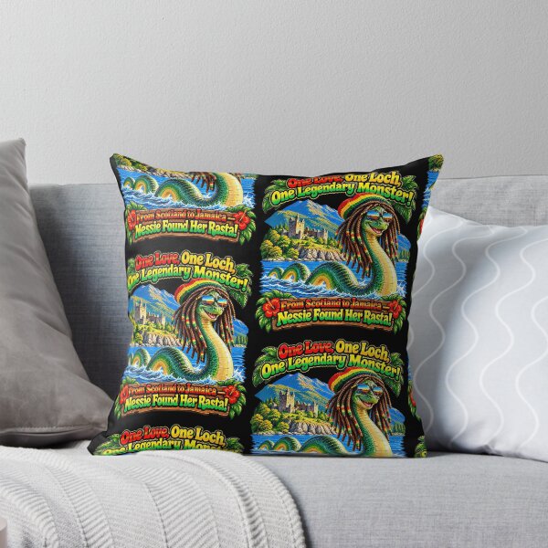 Item preview, Dreadlock Ness Monster Funny Reggae Loch Ness Design designed and sold by serialcarachts.
