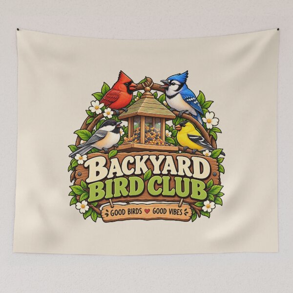 Item preview, Backyard Bird Club – Funny Bird Lover Design designed and sold by DIB Designs – Express Your Style.