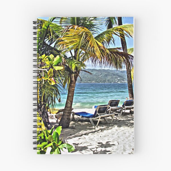 Item preview, Tropical Paradise – Palm Trees and Turquoise Sea designed and sold by celinebisson.