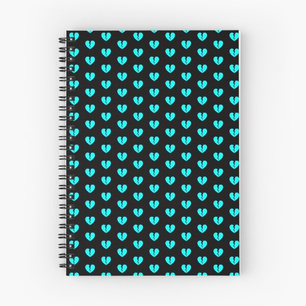 Item preview, Cyan Cracked Broken Heart Anti Valentine Design designed and sold by pattern-archive.