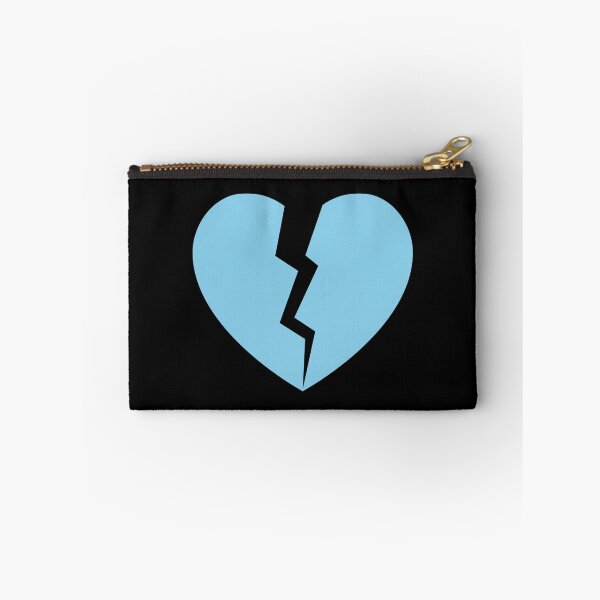 Item preview, Sky Blue Cracked Broken Heart Anti Valentine Design designed and sold by pattern-archive.