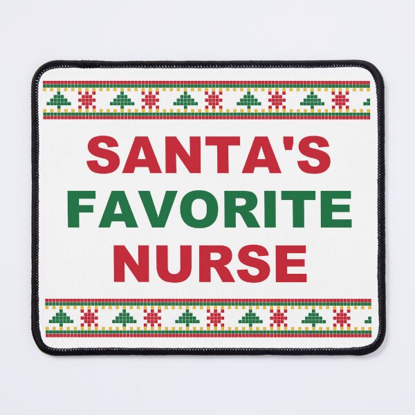 Item preview, Santa's Favorite Nurse Christmas Sweater designed and sold by Alphakenon.