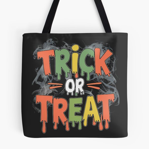 Item preview, Trick or Treat - Smoky Drippy Halloween Letters designed and sold by EverOakArt.