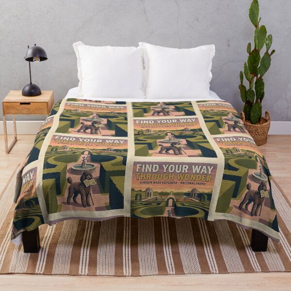 Item preview, Standard Poodle Garden Maze Explorer designed and sold by PictoVibe.