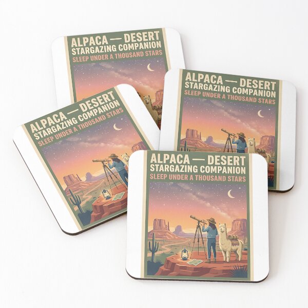 Item preview, Alpaca Desert Stargazing Adventure designed and sold by PictoVibe.