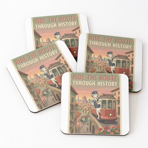 Item preview, Dalmatian Historic Tram Conductor designed and sold by PictoVibe.