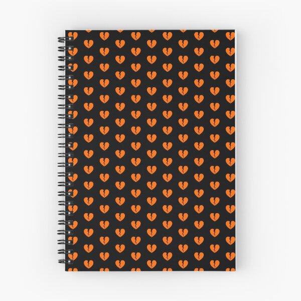 Item preview, Orange Cracked Broken Heart Anti Valentine Design designed and sold by pattern-archive.