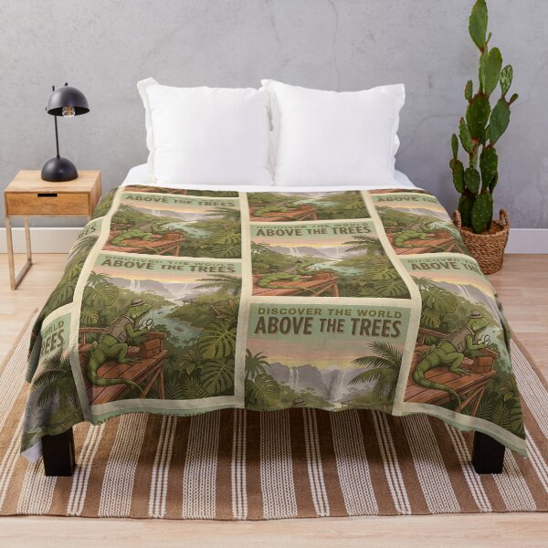 Item preview, Green Iguana Rainforest Researcher designed and sold by PictoVibe.