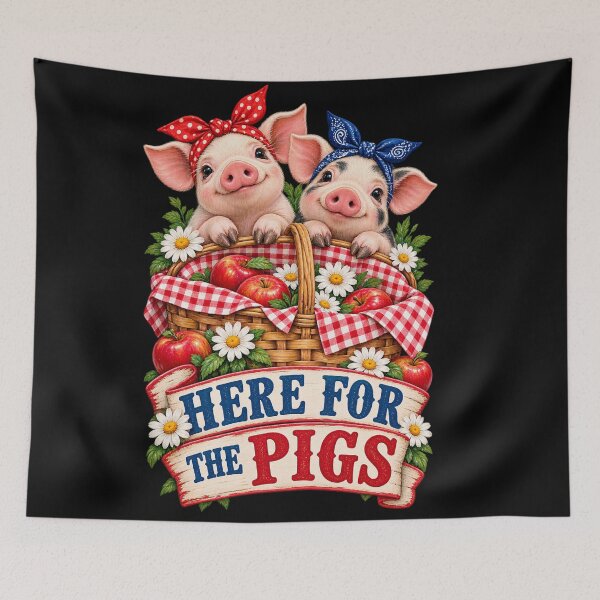Item preview, Here for the Pig Picnic designed and sold by Art For You Studio.