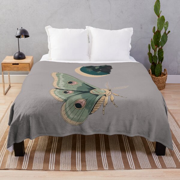 Item preview, Luna Moth and Moon Celestial Nature Illustration-96 designed and sold by ethandzxm.