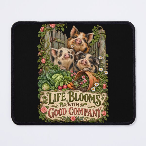 Item preview, Kunekune Garden Trio designed and sold by Art For You Studio.
