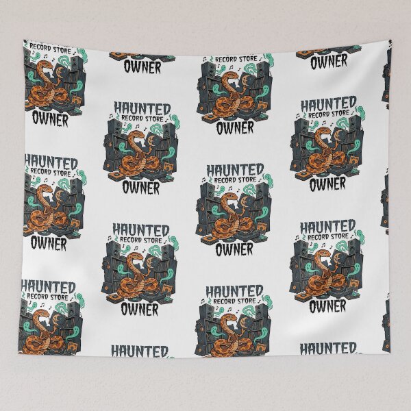 Item preview, Corn Snake Haunted Record Store designed and sold by PictoVibe.