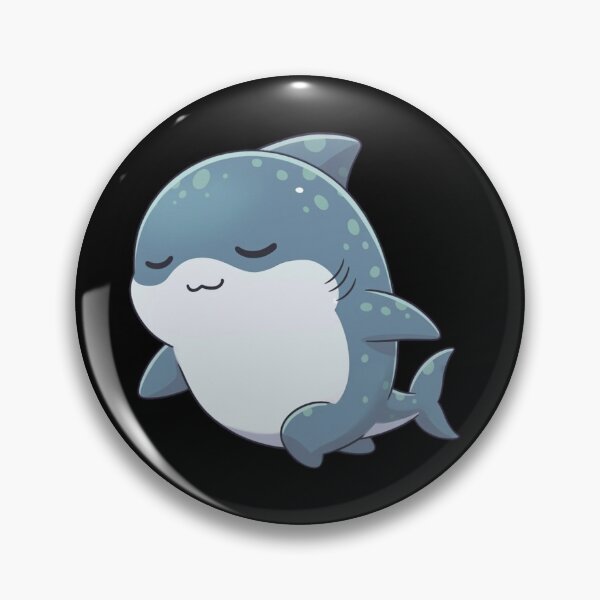 Item preview, Floating Happy Shark designed and sold by Nature's Chibis.