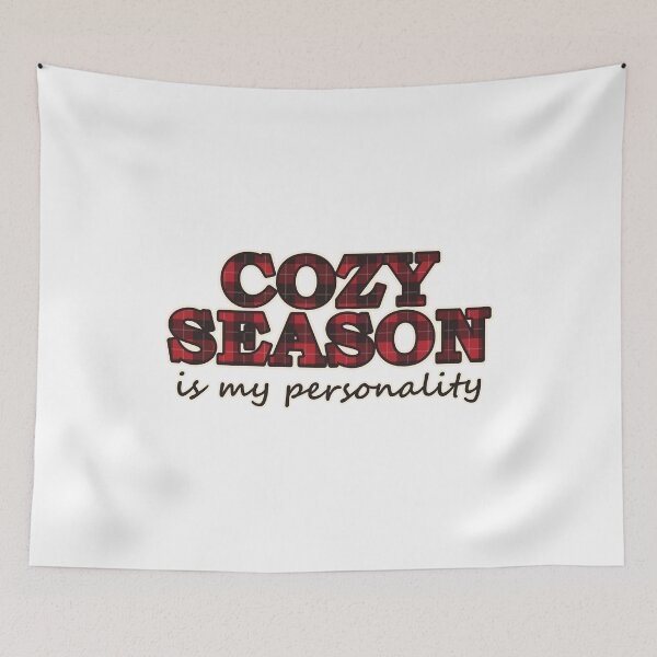 Item preview, Cozy Season Is My Personality Funny Cozy Shirt designed and sold by Alphakenon.