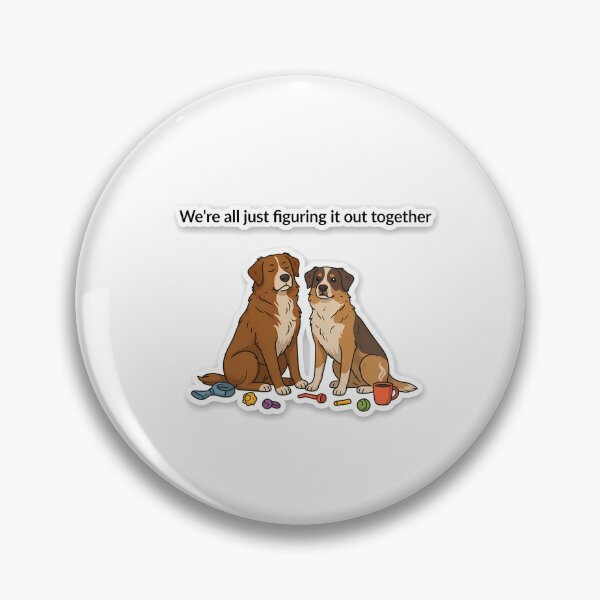 Item preview, Tired Dog Dad & Dog in Minimalist Art designed and sold by NiftyWrx.