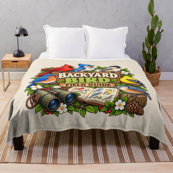 Item preview, Backyard Bird Field Guide – Vintage Birdwatching Design designed and sold by DIB Designs – Express Your Style.