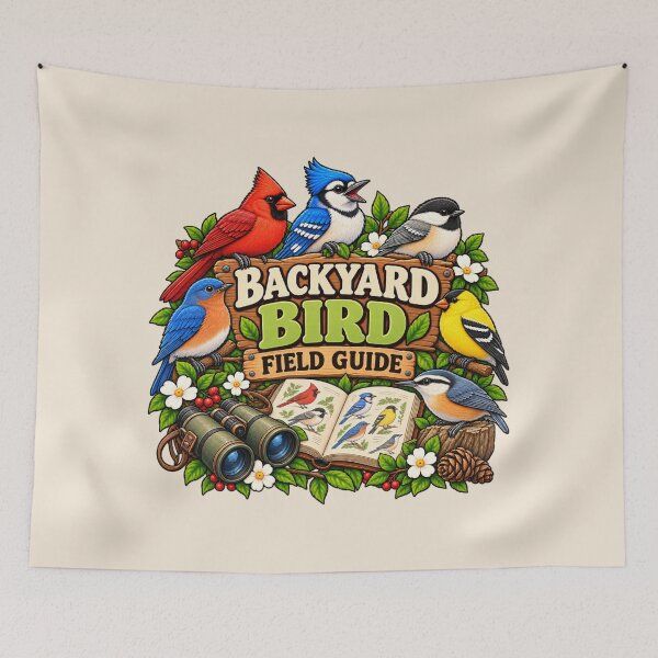Item preview, Backyard Bird Field Guide – Vintage Birdwatching Design designed and sold by DIB Designs – Express Your Style.
