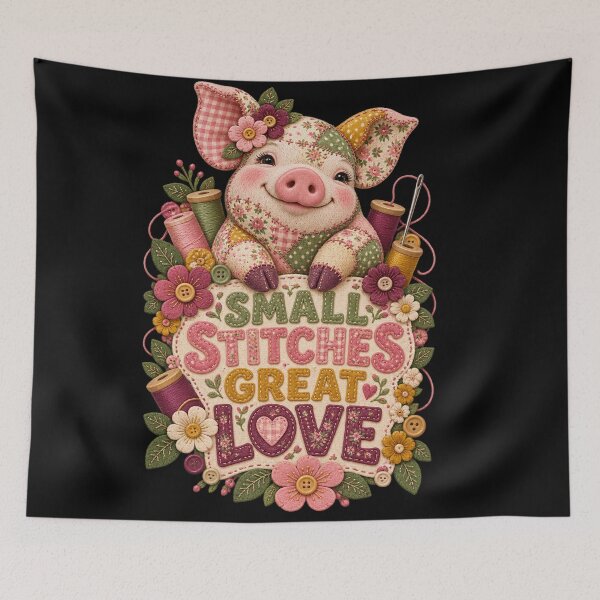 Item preview, Small Stitches Great Love designed and sold by Art For You Studio.