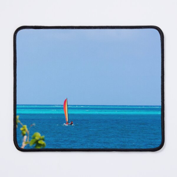 Item preview, Colorful Catamaran Sailing on Turquoise Ocean designed and sold by celinebisson.