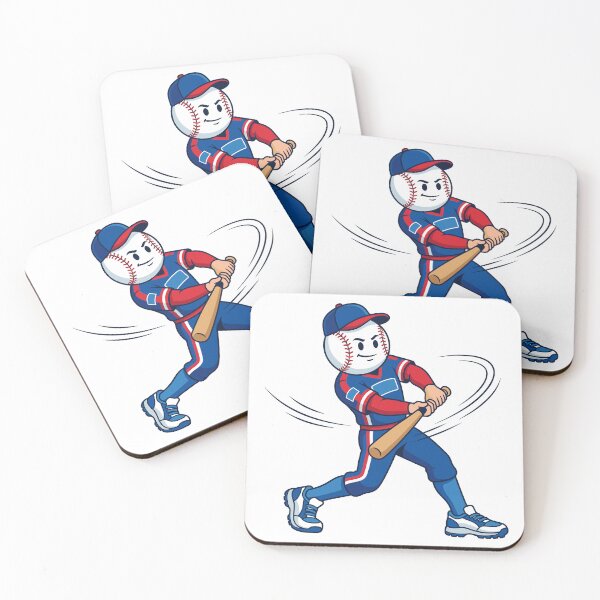 Item preview, Baseball Player Mascot Swinging Bat Illustration designed and sold by Ranpict.