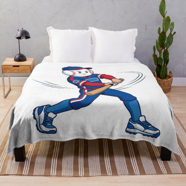 Item preview, Baseball Player Mascot Swinging Bat Illustration designed and sold by Ranpict.