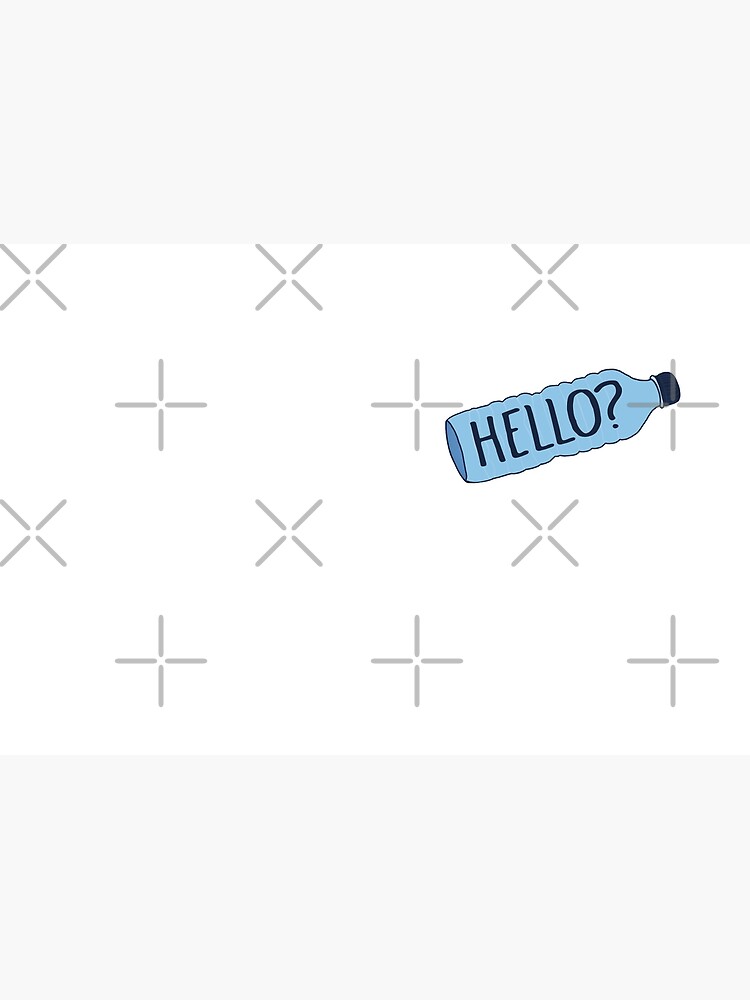 "Hello? Water Bottle Vine" Hardcover Journal for Sale by logankinkade