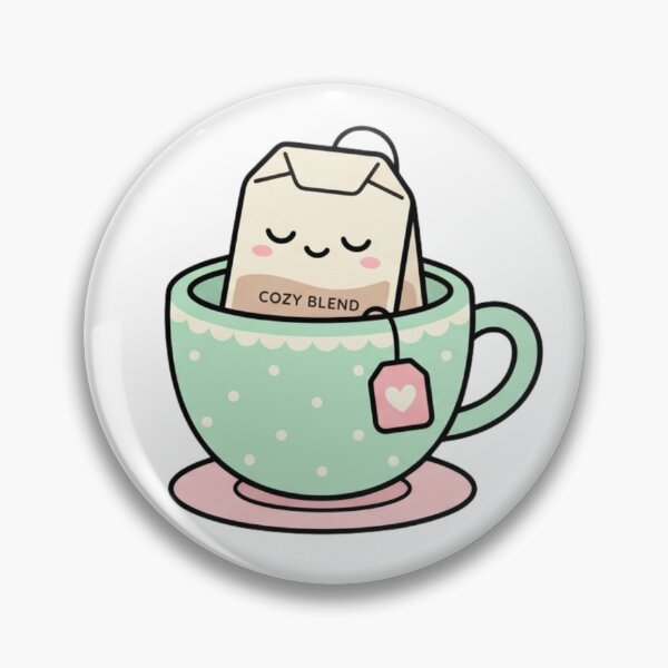 Item preview, Cute Kawaii Tea Bag Minimalist Self Care Funny Tea Lover Gift designed and sold by Im-Ara.