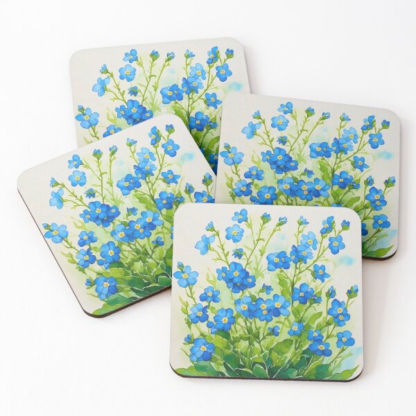 Item preview, Forget Me Not flowers designed and sold by Morgenmuffle.