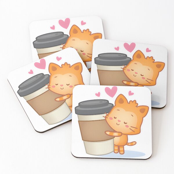 Item preview, The cat loves coffee. designed and sold by AnlizArtShop.