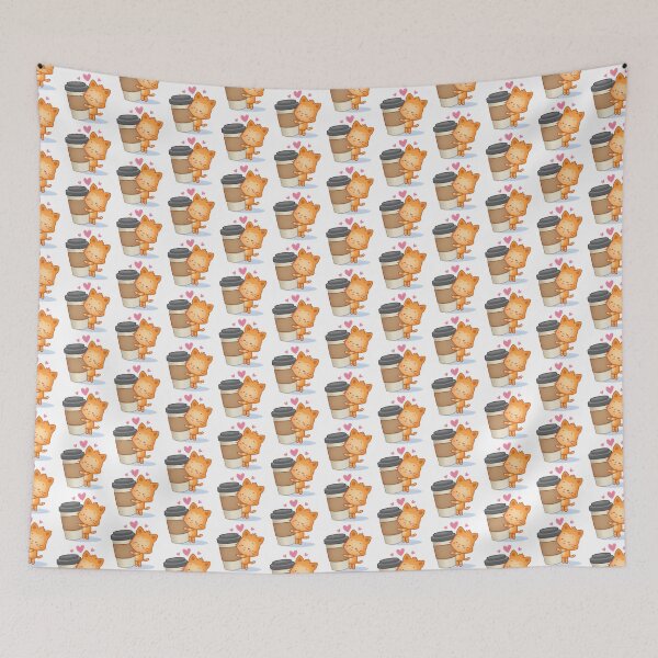 Item preview, The cat loves coffee. designed and sold by AnlizArtShop.