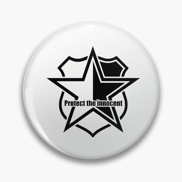 Item preview, Bold Police Badge with Star and Shield designed and sold by NiftyWrx.