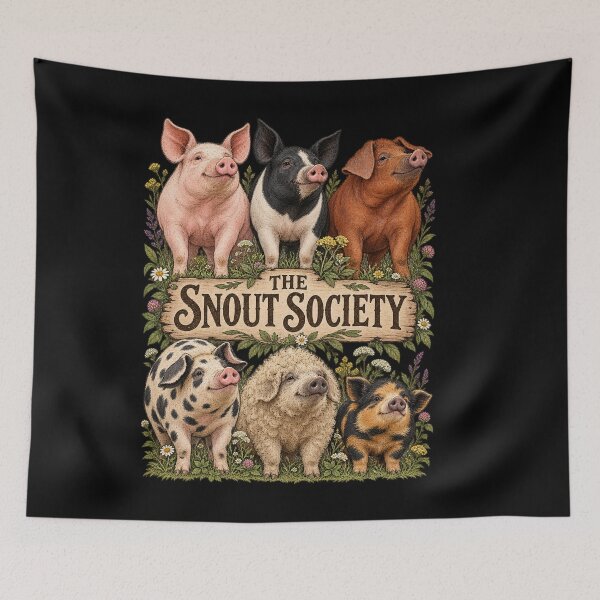 Item preview, The Snout Society Pig Breeds designed and sold by Art For You Studio.
