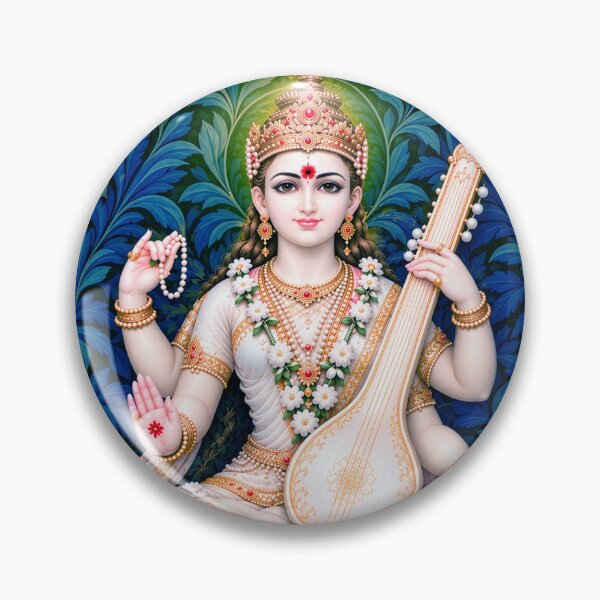 Item preview, Saraswati Seated on a Lotus designed and sold by Laeton Designs.