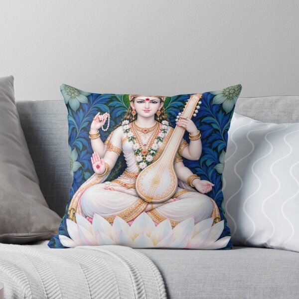 Item preview, Saraswati Seated on a Lotus designed and sold by Laeton Designs.