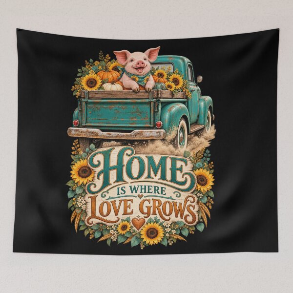 Item preview, Home Is Where Love Grows designed and sold by Art For You Studio.