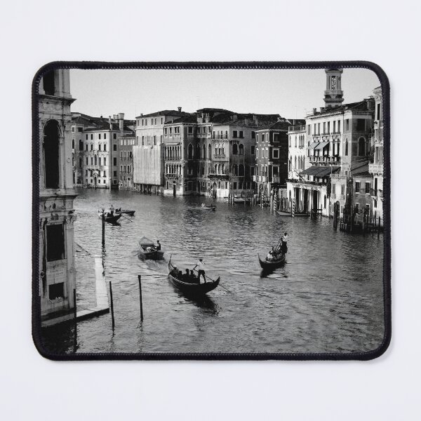 Item preview, Timeless Venice – Gondolas in Black and White designed and sold by celinebisson.