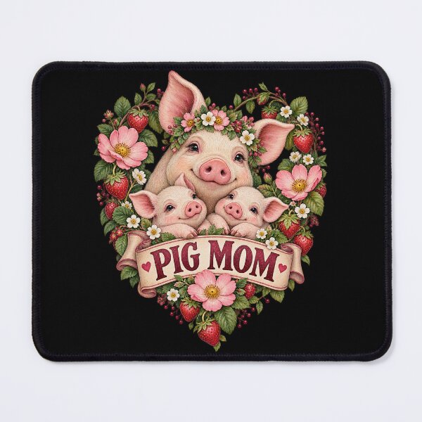 Item preview, Pig Mom Garden Heart designed and sold by Art For You Studio.